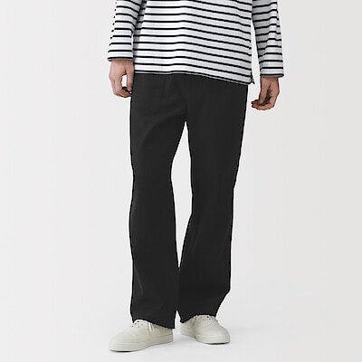 紳士　ジュート混ベイカーパンツ