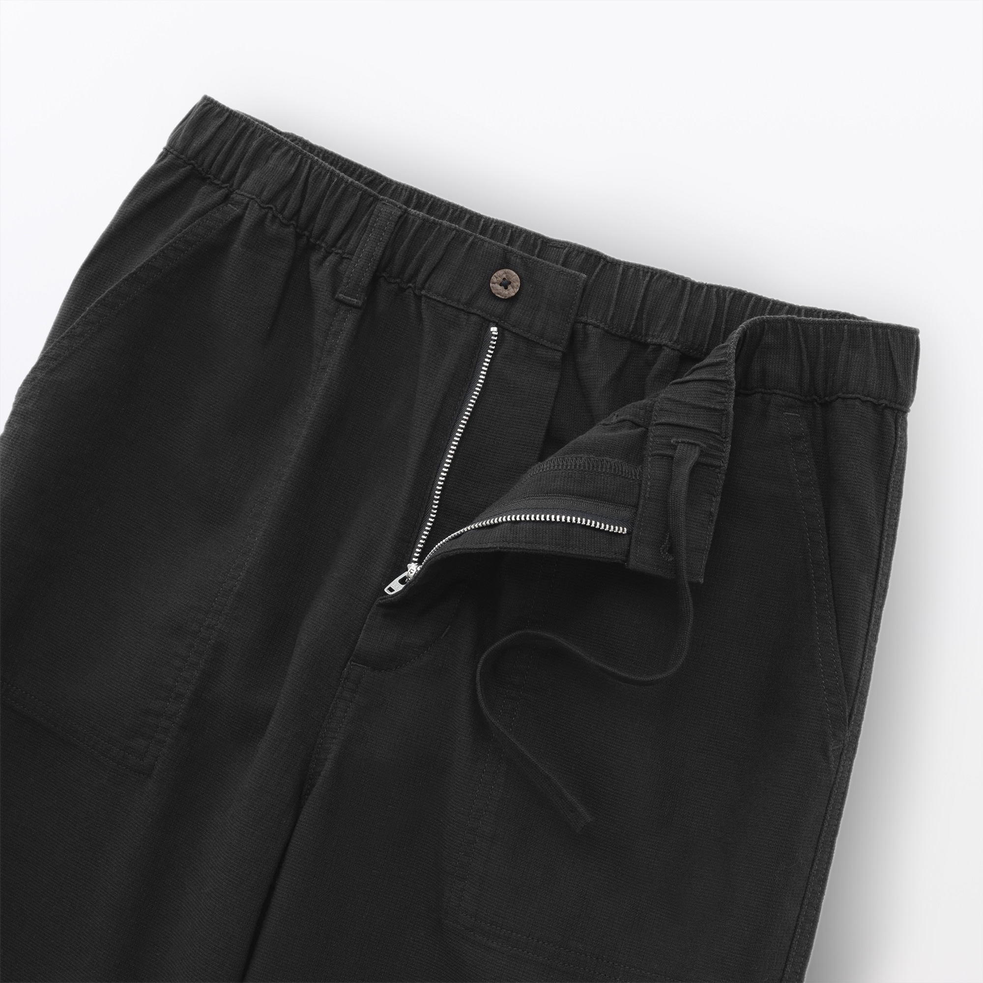 紳士　ジュート混ベイカーパンツ