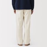 紳士　ジュート混ベイカーパンツ