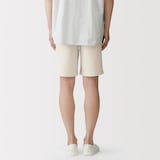 紳士　ジュート混ショートパンツ