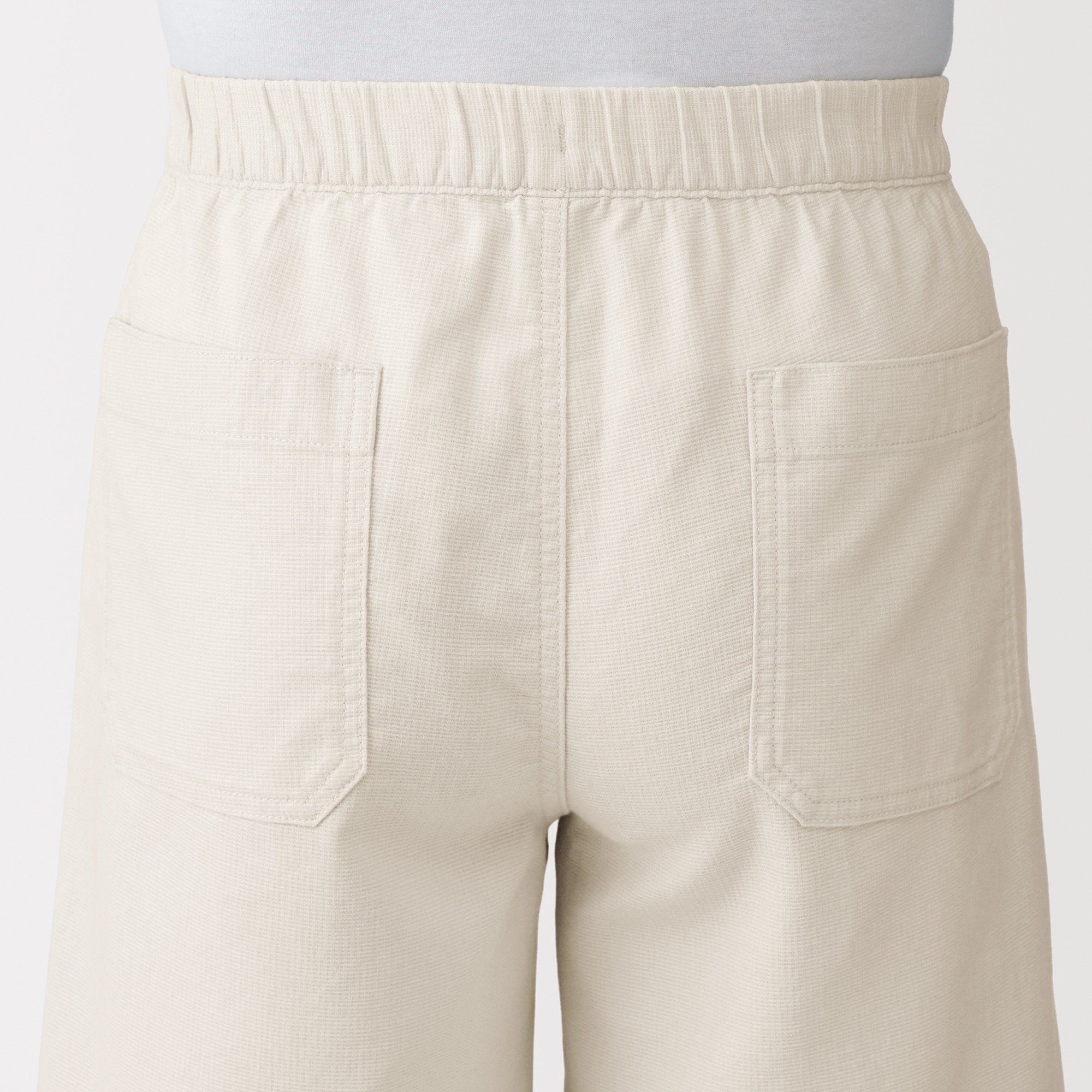 紳士　ジュート混ショートパンツ