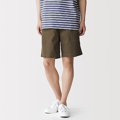 【５月１１日順次発売予定】紳士　ジュート混ショートパンツ