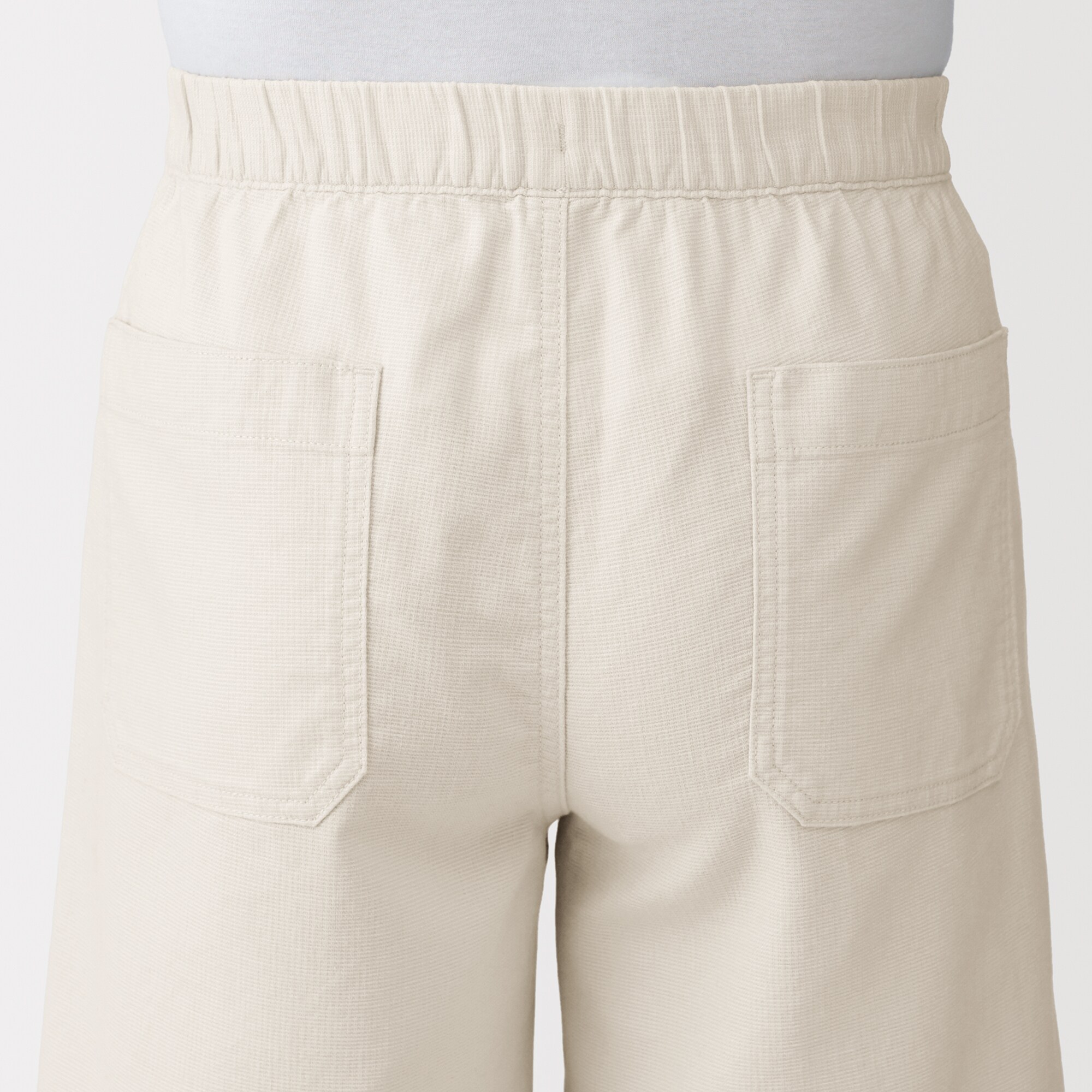 紳士　ジュート混ショートパンツ