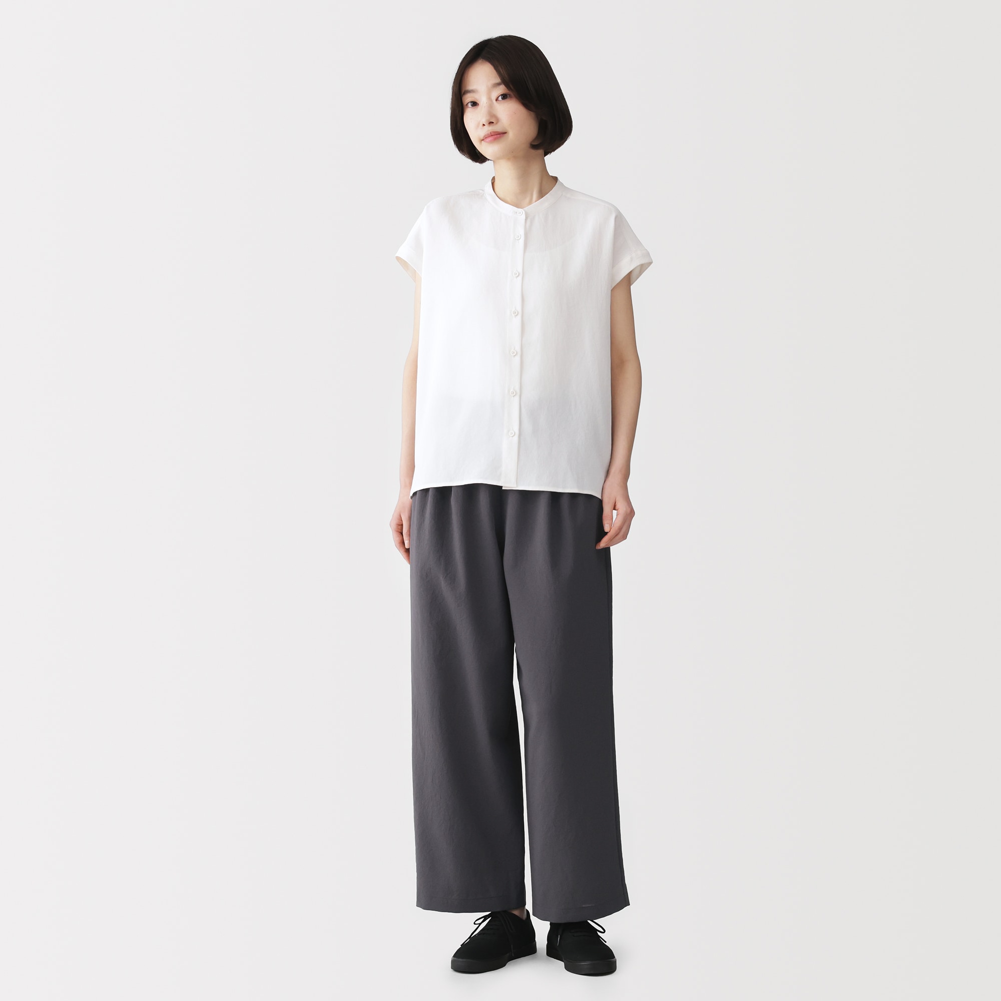 婦人　風を通す　イージーパンツ