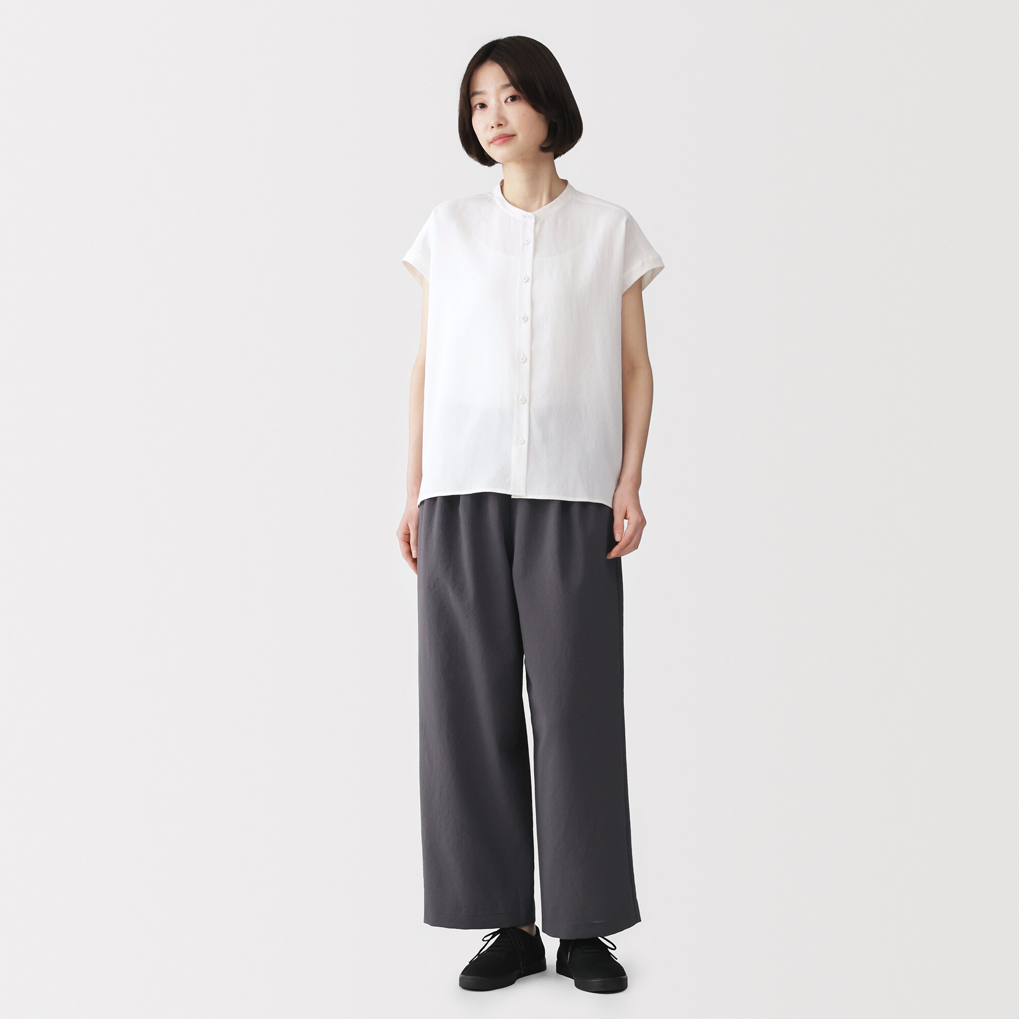 婦人　風を通す　イージーパンツ