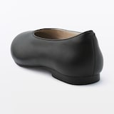 婦人　疲れにくい　レザー深履きシューズ