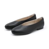 婦人　疲れにくい　レザー深履きシューズ