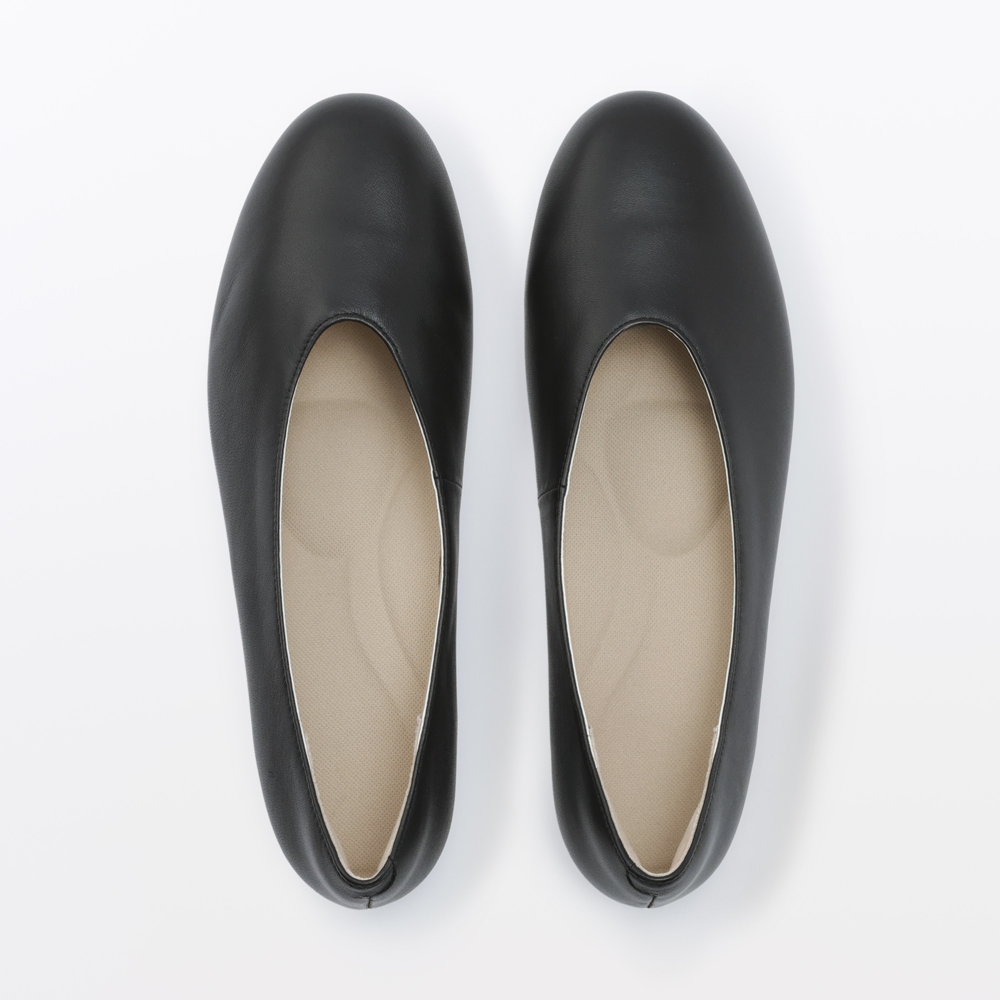 婦人 疲れにくい レザー深履きシューズ | 無印良品