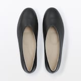 婦人　疲れにくい　レザー深履きシューズ