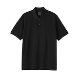 紳士　洗いざらし鹿の子編み半袖ポロシャツ