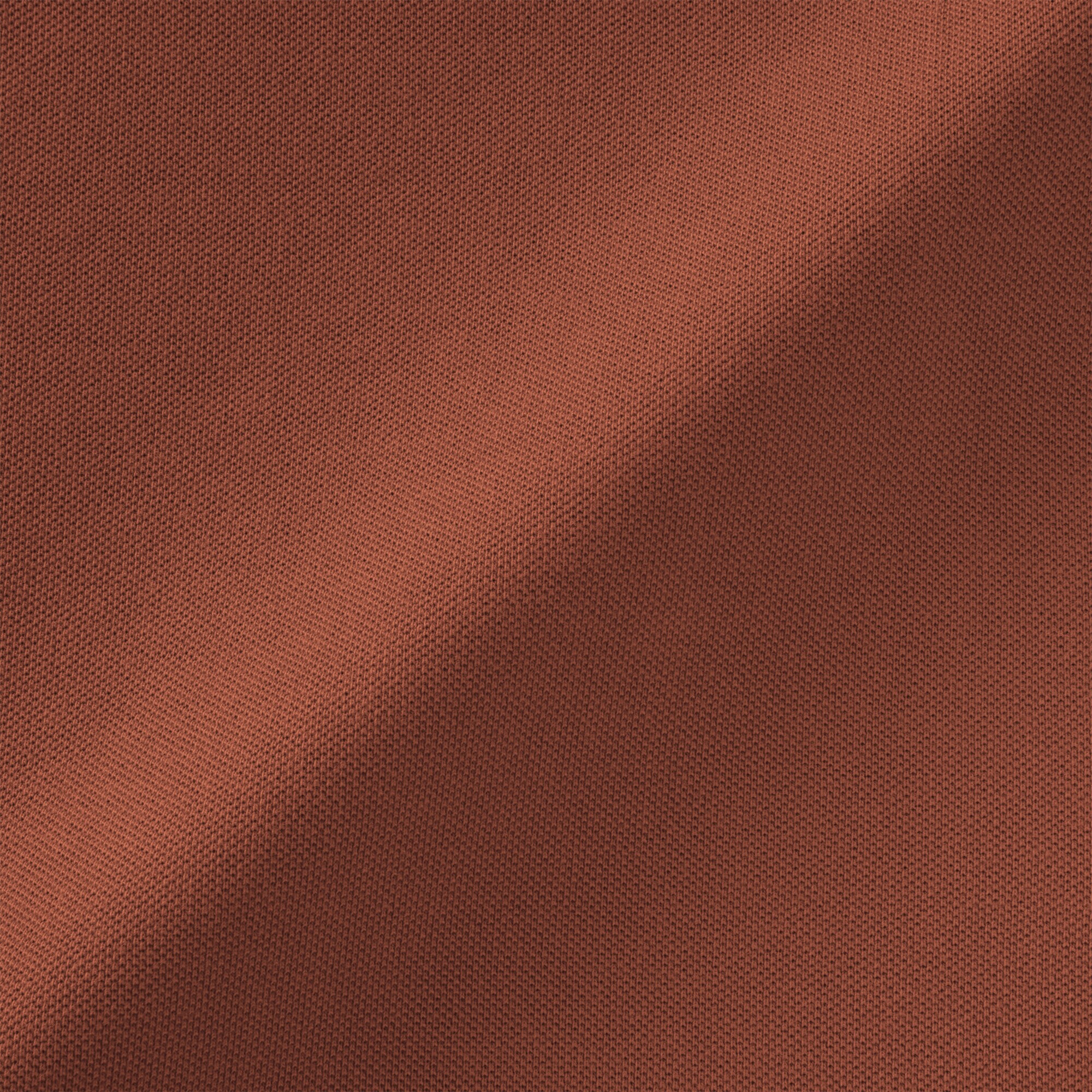 紳士　洗いざらし鹿の子編み半袖ポロシャツ