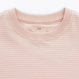 キッズ　綿天竺編みクルーネック半袖Ｔシャツ　ボーダー