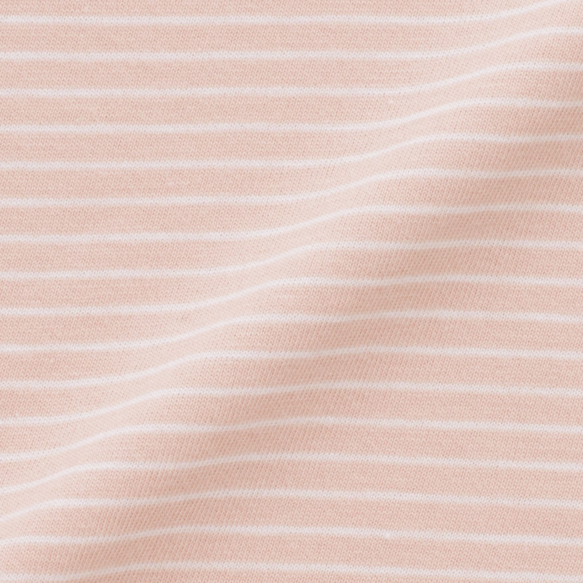 キッズ　綿天竺編みクルーネック半袖Ｔシャツ　ボーダー