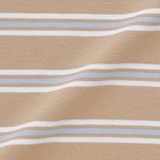 キッズ　綿天竺編みクルーネック半袖Ｔシャツ　ボーダー