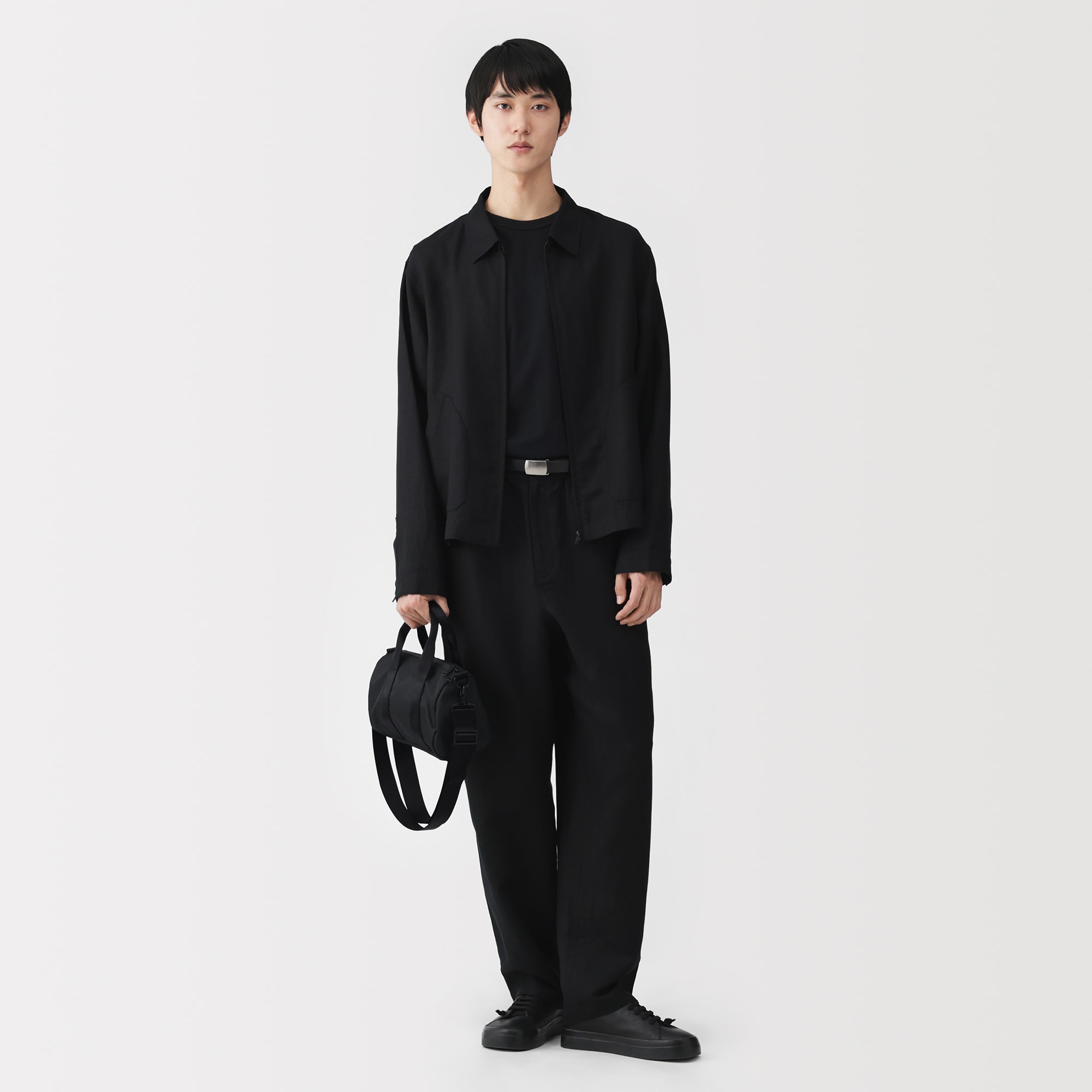 再生ナイロンミニボストンバッグ