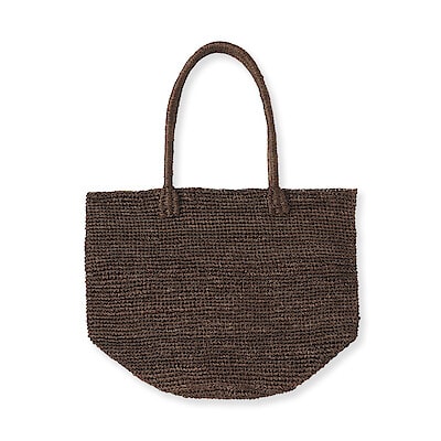 手仕事で編み上げたアバカトートバッグ