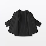 婦人　木の実から作ったカポック混　結び釦　中わたジャケット