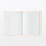 オリーブ油の副産物で鞣したレザー　手帳カバー　Ａ５サイズ