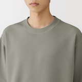 紳士　ＵＶカット乾きやすいワッフルクルーネック半袖Ｔシャツ