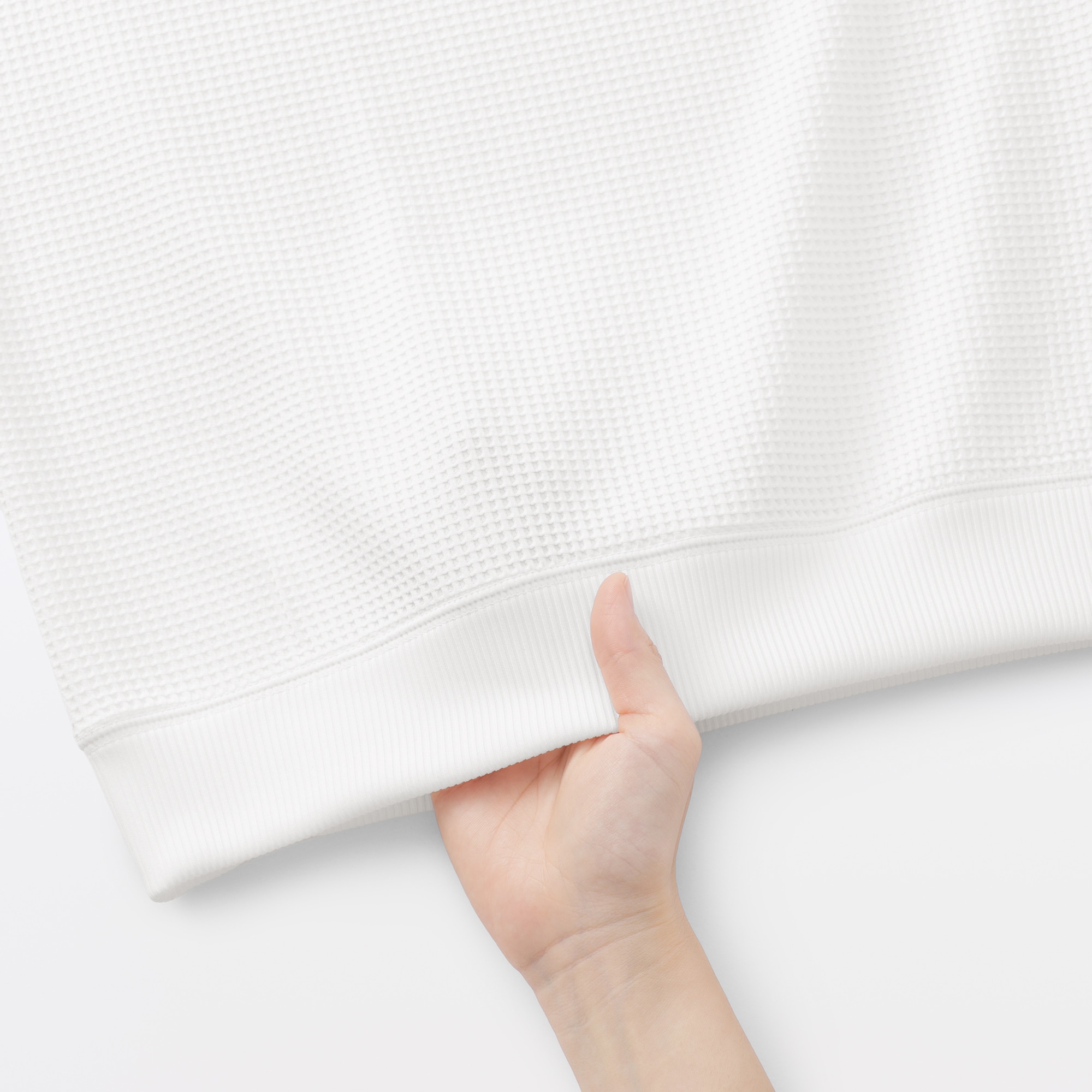 紳士　ＵＶカット乾きやすいワッフルクルーネック半袖Ｔシャツ