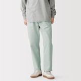 紳士　洗いざらしコットンイージーパンツ