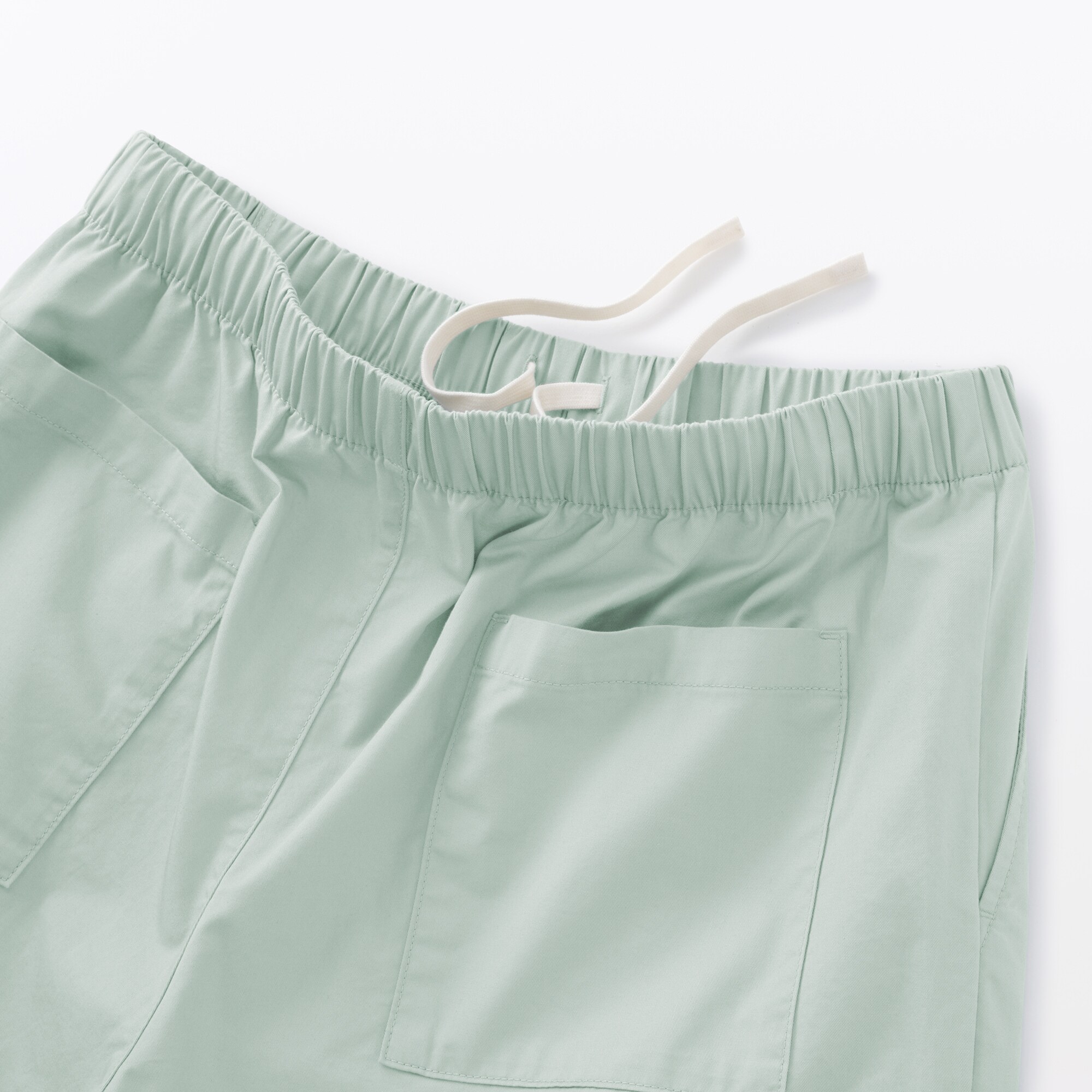 紳士　洗いざらしコットンイージーパンツ