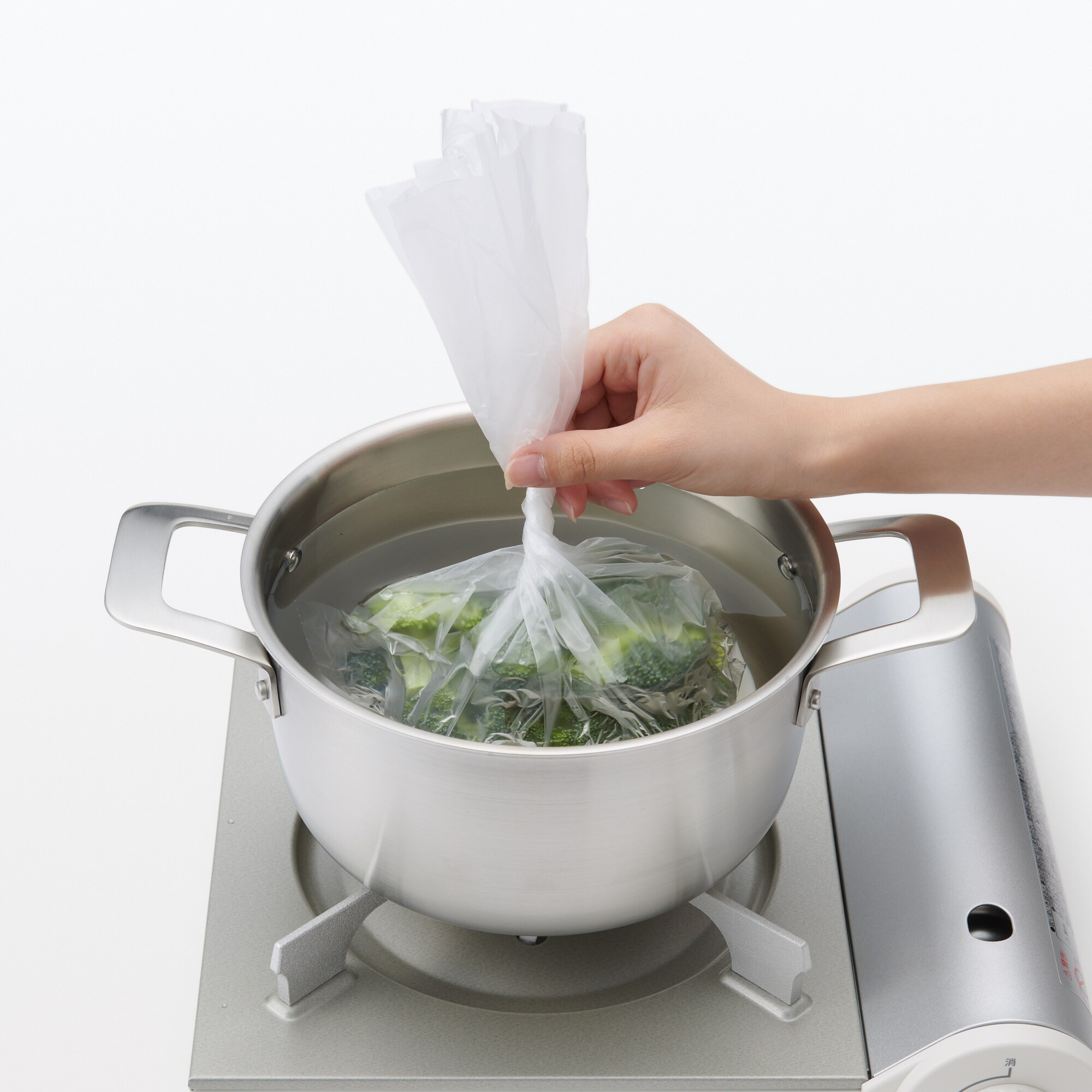 湯せん調理ができるポリエチレン袋