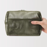 立体メッシュ　小物整理ポーチ