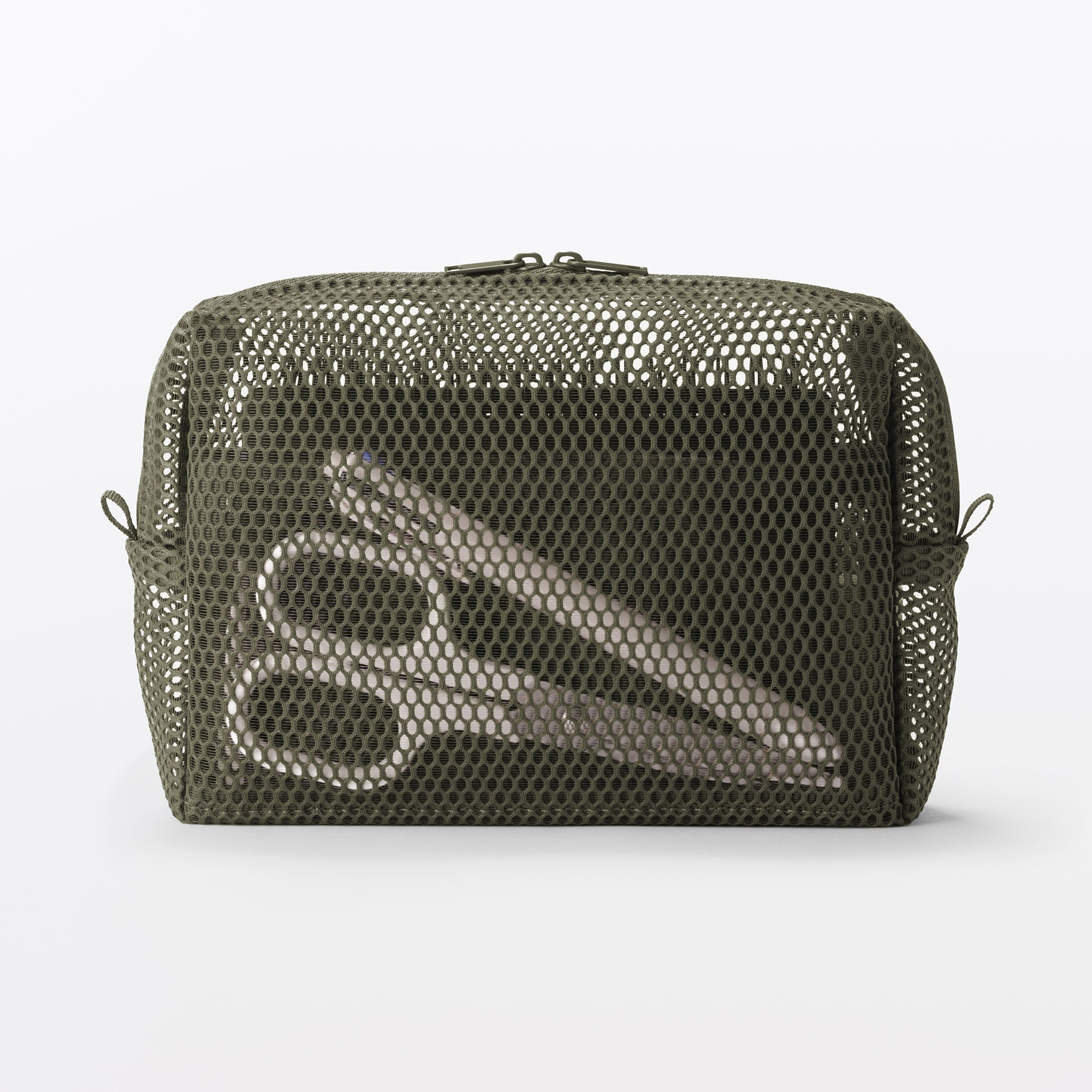 立体メッシュ　小物整理ポーチ