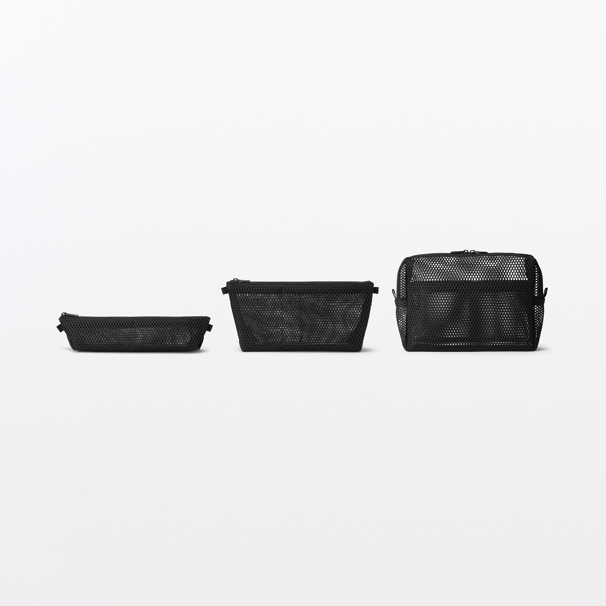 立体メッシュ ペンケース マチ付き | 無印良品