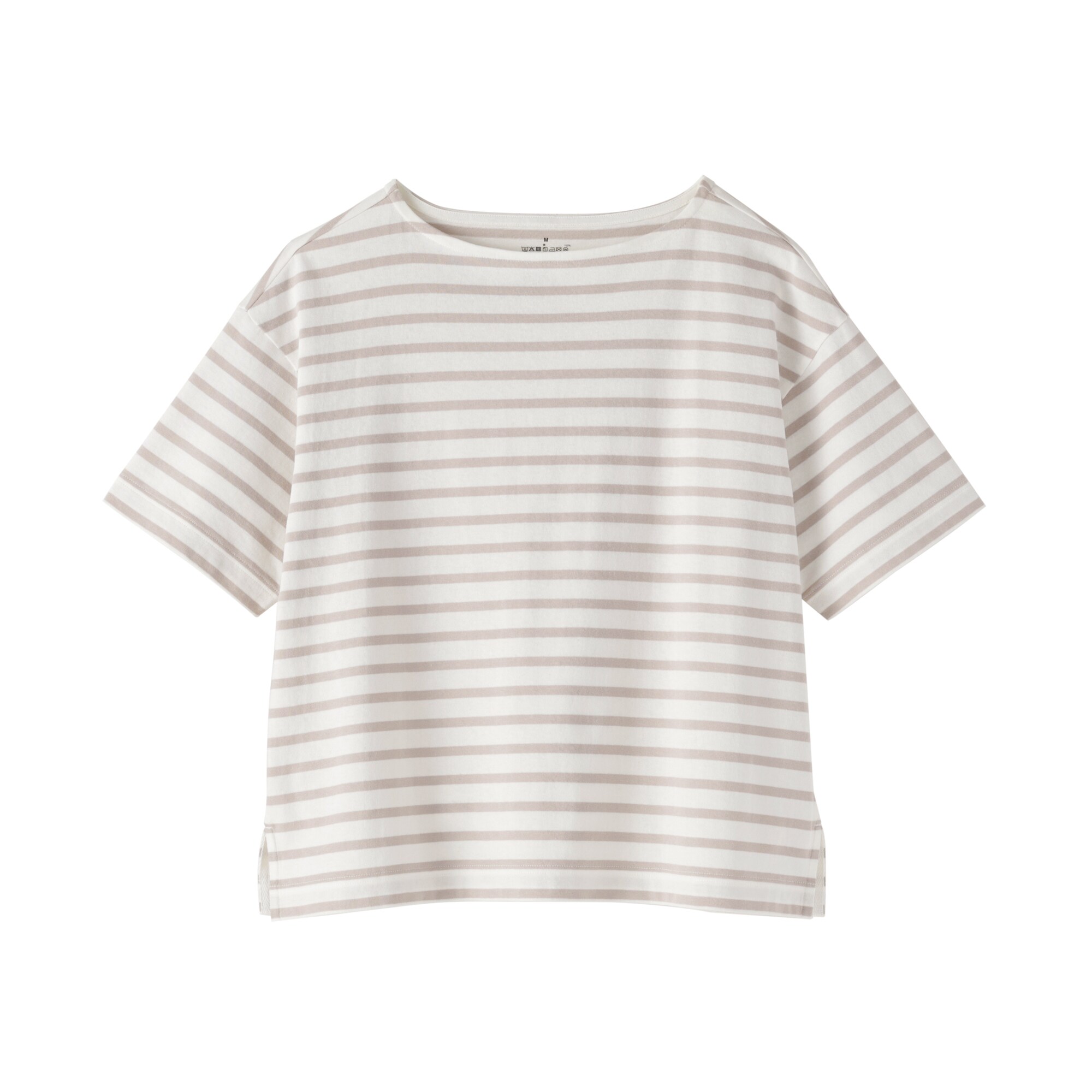 婦人　引き揃え天竺編みボートネック半袖Ｔシャツ