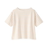 婦人　引き揃え天竺編みボートネック半袖Ｔシャツ