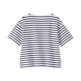 婦人　引き揃え天竺編みボートネック半袖Ｔシャツ