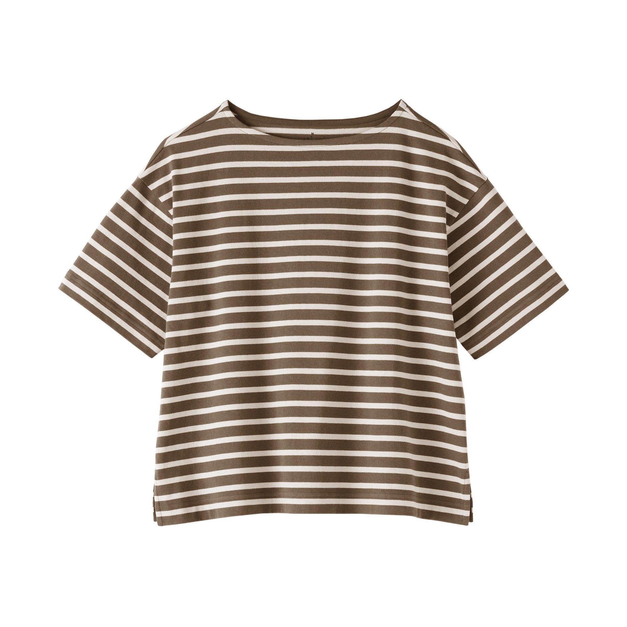 婦人　引き揃え天竺編みボートネック半袖Ｔシャツ