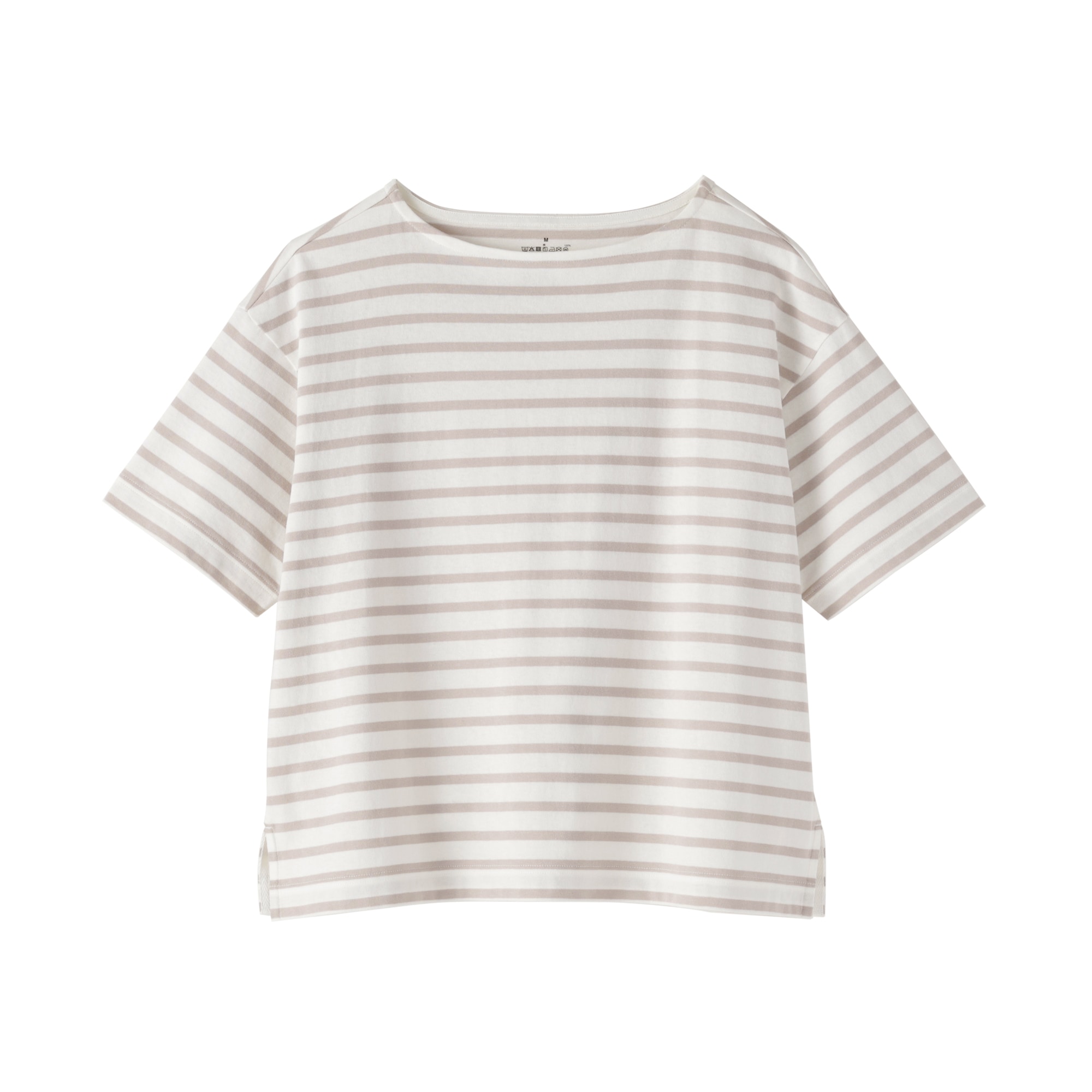 無印良品   婦人　引き揃え天竺編みボートネック半袖Ｔシャツ ＸＬ・他 婦人 引き揃え天竺編みボートネック半袖Tシャツ | 無印良品