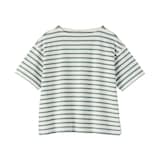 婦人　引き揃え天竺編みボートネック半袖Ｔシャツ