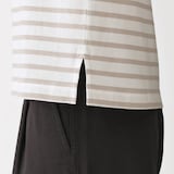 婦人　引き揃え天竺編みボートネック半袖Ｔシャツ