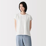 婦人　引き揃え天竺編みフレンチスリーブＴシャツ