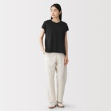 婦人　引き揃え天竺編みフレンチスリーブＴシャツ