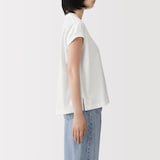 婦人　引き揃え天竺編みフレンチスリーブＴシャツ