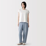 婦人　引き揃え天竺編みフレンチスリーブＴシャツ