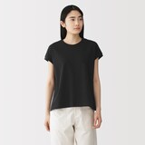 婦人　引き揃え天竺編みフレンチスリーブＴシャツ