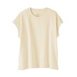 婦人　引き揃え天竺編みフレンチスリーブＴシャツ