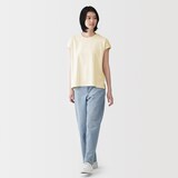 婦人　引き揃え天竺編みフレンチスリーブＴシャツ