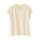 婦人　引き揃え天竺編みフレンチスリーブＴシャツ