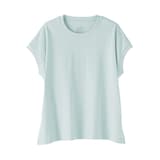 婦人　引き揃え天竺編みフレンチスリーブＴシャツ