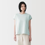 婦人　引き揃え天竺編みフレンチスリーブＴシャツ