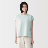 婦人　引き揃え天竺編みフレンチスリーブＴシャツ