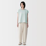 婦人　引き揃え天竺編みフレンチスリーブＴシャツ