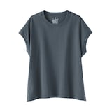 婦人　引き揃え天竺編みフレンチスリーブＴシャツ